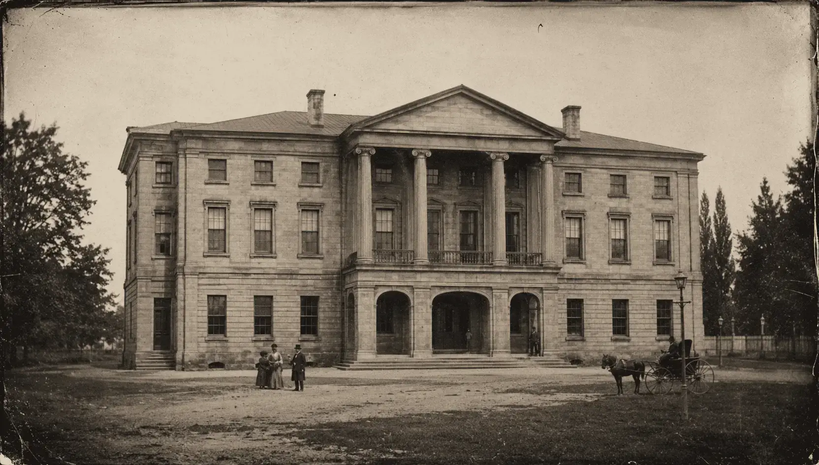 Old photograph of Prince Edward Island Legislative Legislature